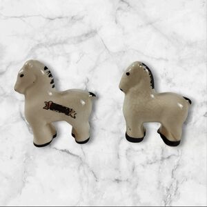 1930s Stangl Percheron Draft Horse Figures Ceramic